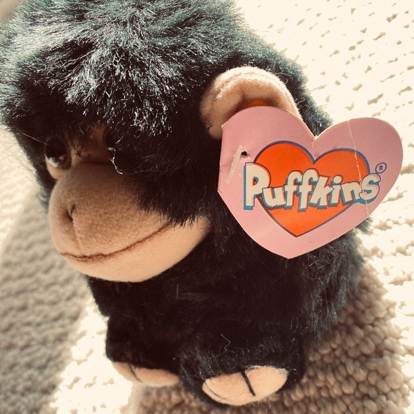 Vintage 1997 Puffkins Milo the Monkey with Tag - Picture 2 of 4